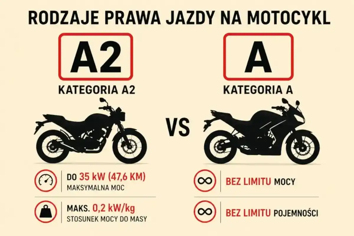 Prawo jazdy A2 - wymagania, kurs i koszt bez niespodzianek