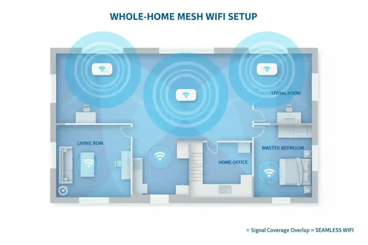 Wzmacniacz Wi-Fi - kiedy działa, a kiedy lepszy jest mesh