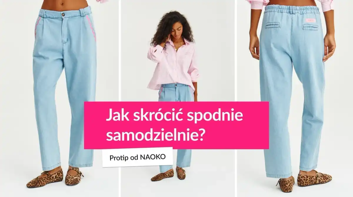 Jak skrócić spodnie materiałowe bez maszyny? Poradnik