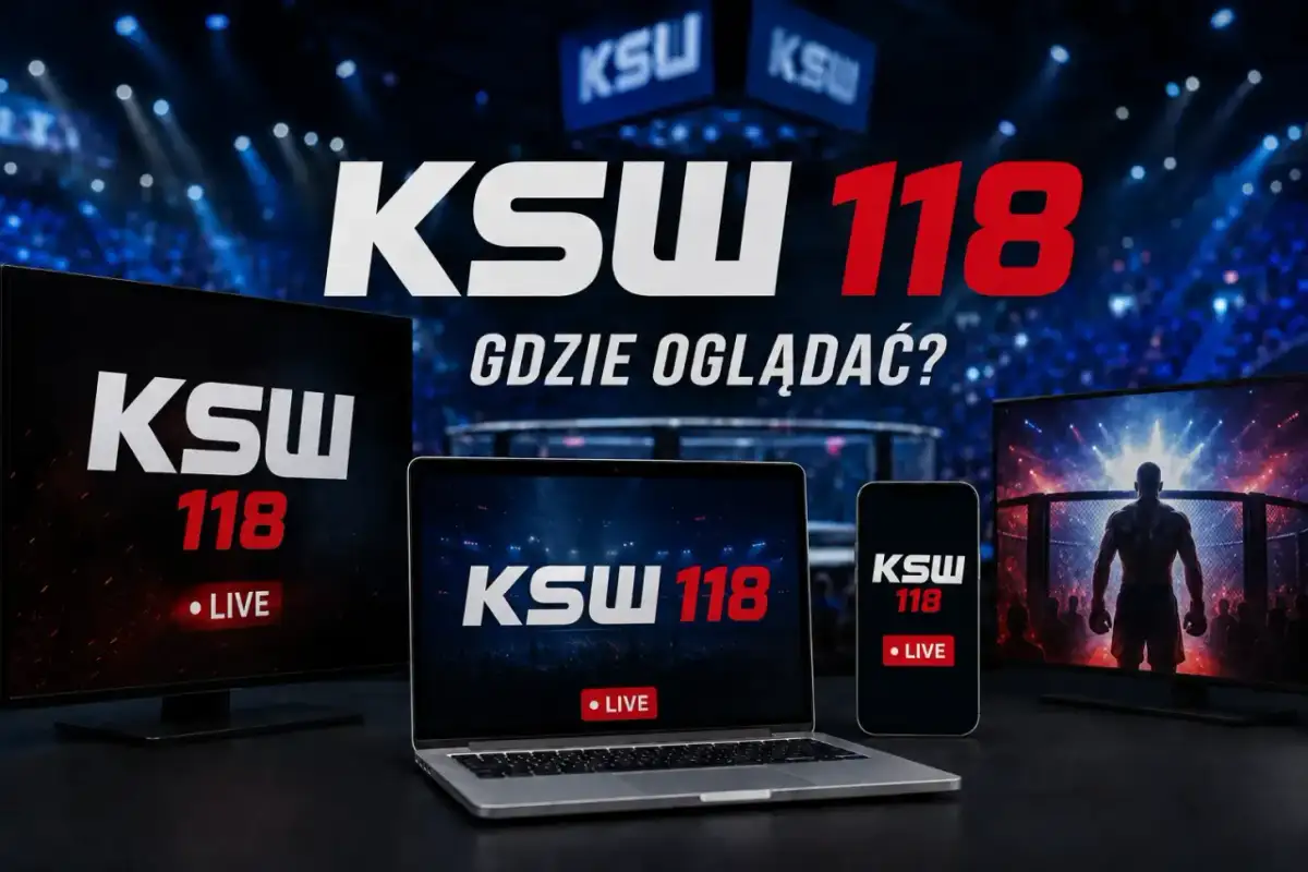 KSW 118 na żywo! Sprawdź, gdzie oglądać galę na ekranie komputera, telefonu lub telewizora.