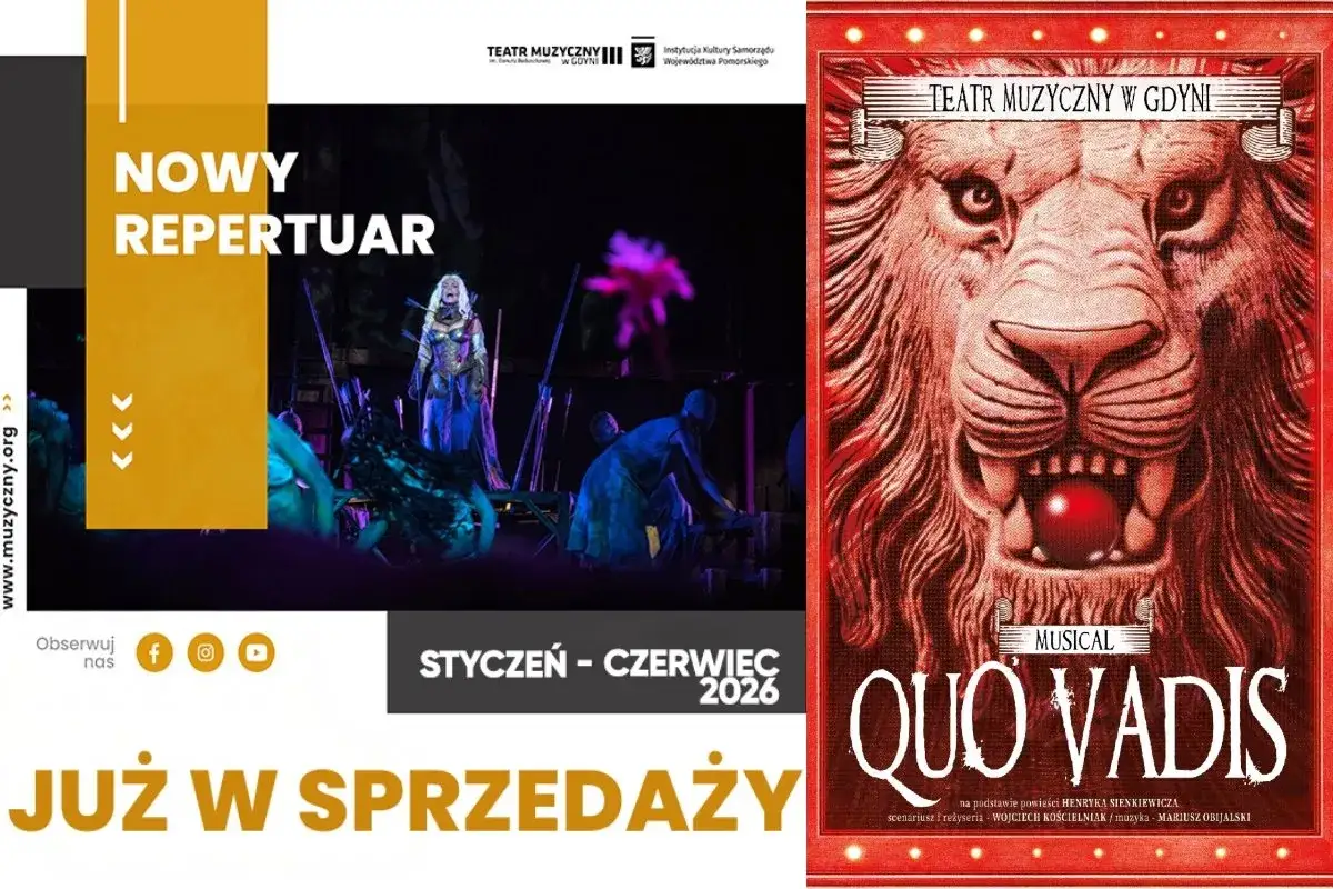 Nowy repertuar Teatru Muzycznego w Gdyni: musical "Quo Vadis" już w sprzedaży!