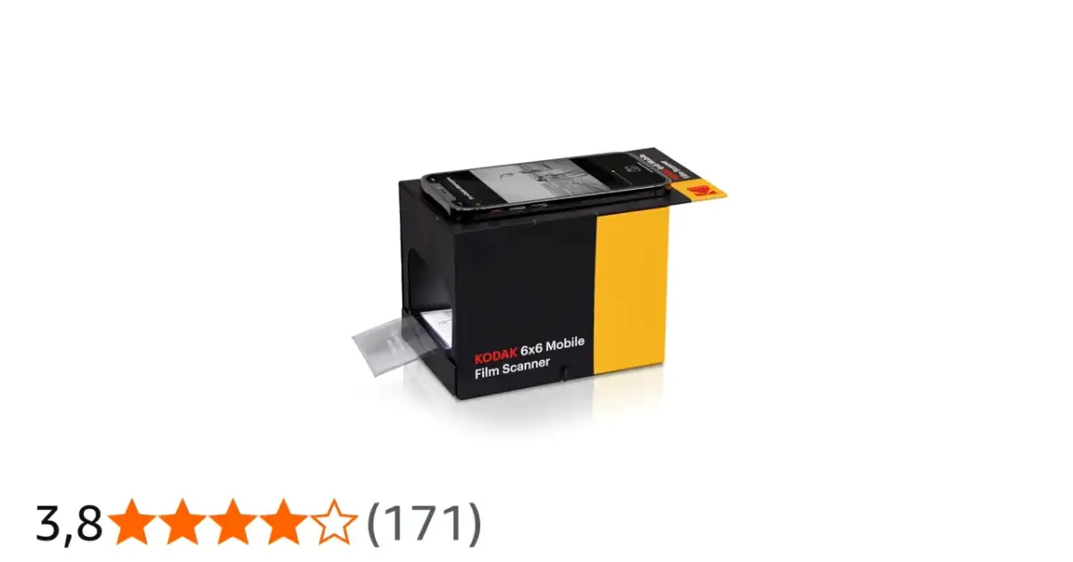 Skaner Kodak 6x6 Mobile pozwala samodzielnie zdigitalizować klisze. Zastanawiasz się, ile kosztuje wywołanie kliszy Kodak? Ten skaner to alternatywa.