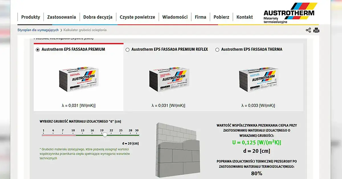 Jak obliczyć optymalną grubość styropianu - kalkulator izolacji