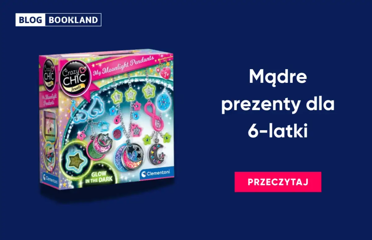 Zestaw do tworzenia biżuterii "Crazy Chic" z zawieszkami świecącymi w ciemności. Idealne mądre zabawki dla 6 latka, rozwijające kreatywność.