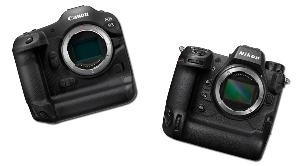 Dwa profesjonalne aparaty: Canon EOS R3 i Nikon Z9. Który wybierzesz?