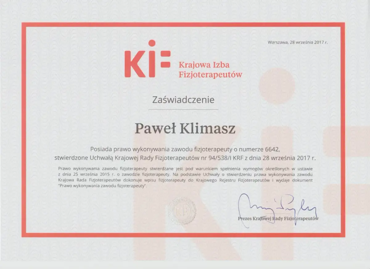 Prawo wykonywania zawodu fizjoterapeuty: Kiedy wygasa i jak odzyskać?