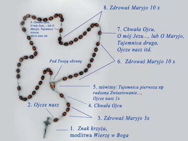 Jakie modlitwy odmawia się na różańcu? Kolejność i znaczenie modlitw różańcowych
