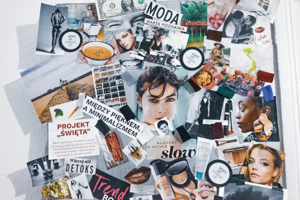 Inspiracja na kolaż: moda, minimalizm, podróże i piękno. Jak zrobić kolaż? Zainspiruj się tym moodboardem!