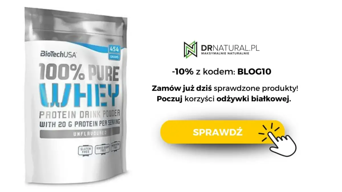 Co brać przed treningiem? Odżywka białkowa 100% Pure Whey od BiotechUSA. Zamów z rabatem!