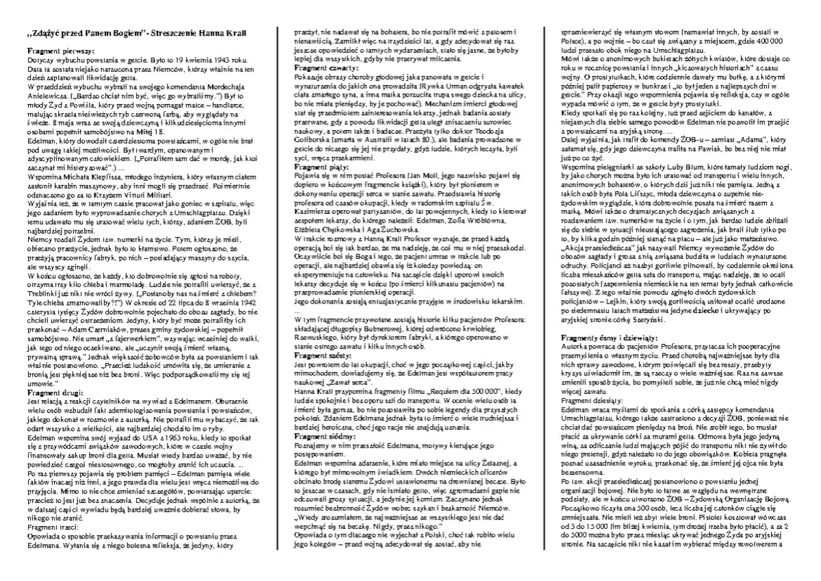 Jurek Wilner zdążyć przed Panem Bogiem. Historia o lekarzu, który ratował życie, by nie przegrać wyścigu ze śmiercią.