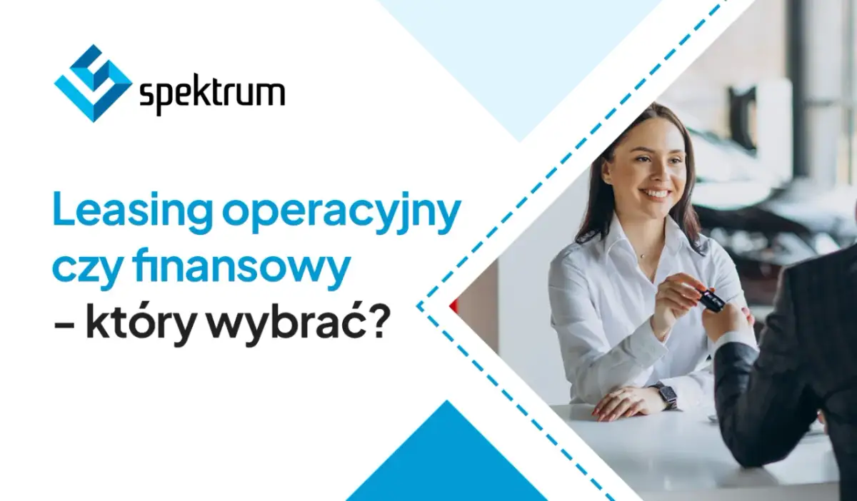 Uśmiechnięta kobieta przekazuje kluczyki do auta, ilustrując różnicę między leasingiem operacyjnym a finansowym.