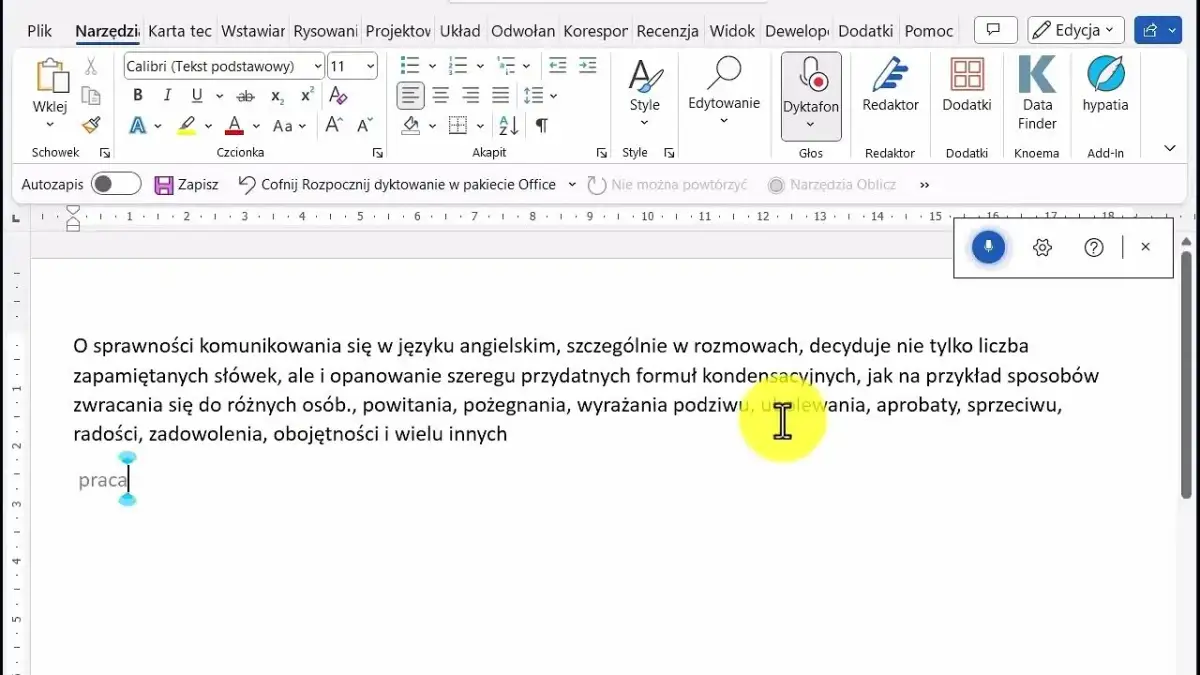 Jak włączyć dyktafon w Wordzie i uniknąć problemów z mikrofonem