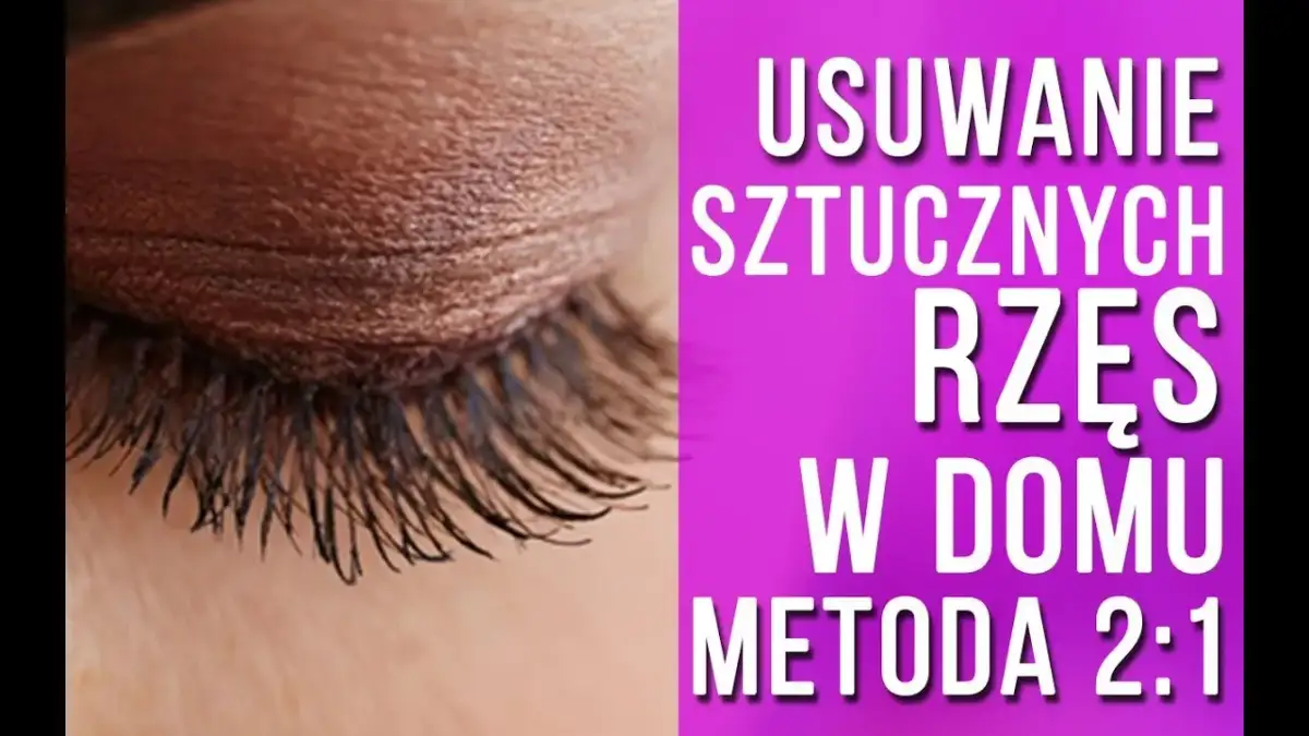 Jak bezpiecznie odkleić sztuczne rzęsy w domu? Poradnik eksperta.