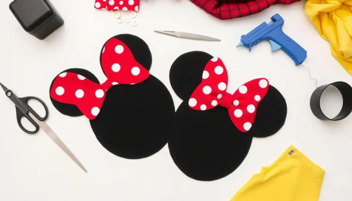 Myszka Miki DIY: Stwórz kultowy strój bez szycia krok po kroku!