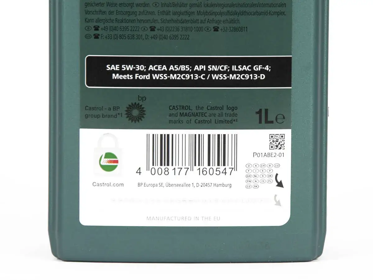 Castrol Magnatec 5W-30 A5: Jaki silnik? Ford, DPF sprawdź!