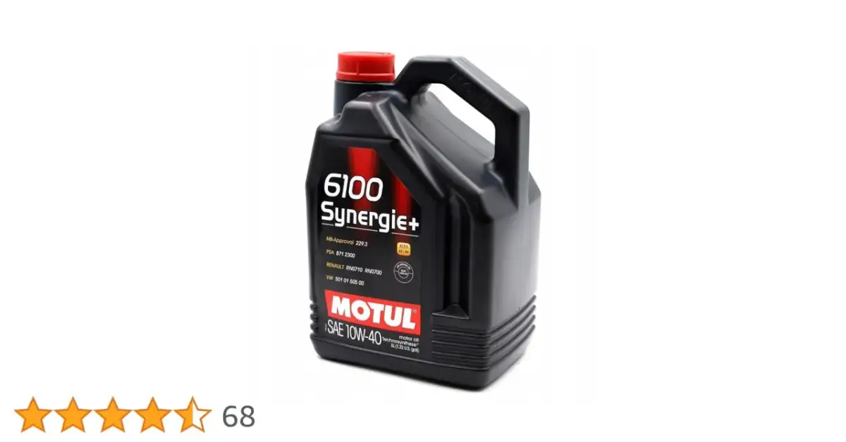 Motul 6100 Synergie+ 10W40 5L - najlepszy wybór dla Twojego silnika