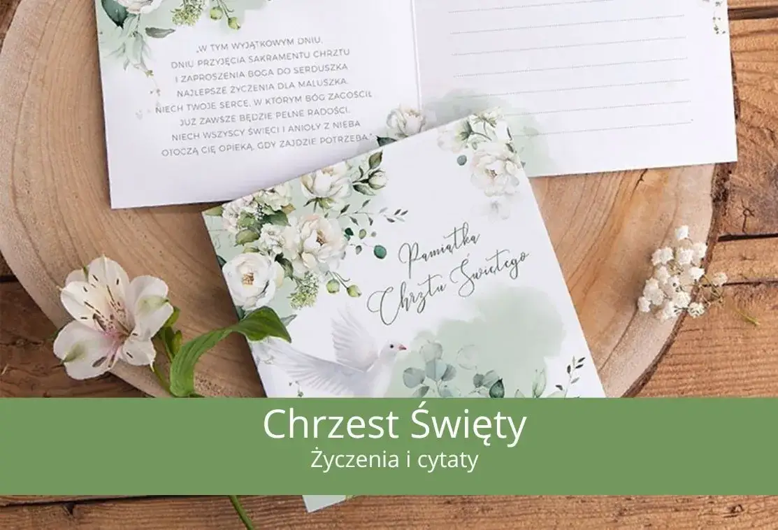 Życzenia na Chrzest: Gotowe teksty dla każdego (wzruszające, krótkie, religijne)