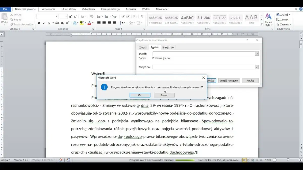 Jak przesunąć tekst w Wordzie bez spacji i uniknąć błędów formatowania