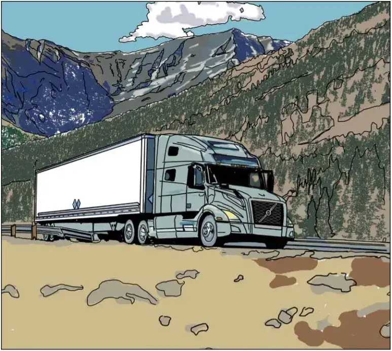 Kolorowanki ciężarówki Volvo – kreatywna zabawa dla dzieci w domu