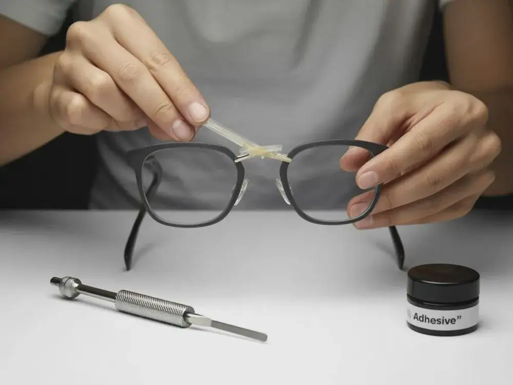 Sklejanie metalowych okularów: Jaki klej? Kiedy do optyka?