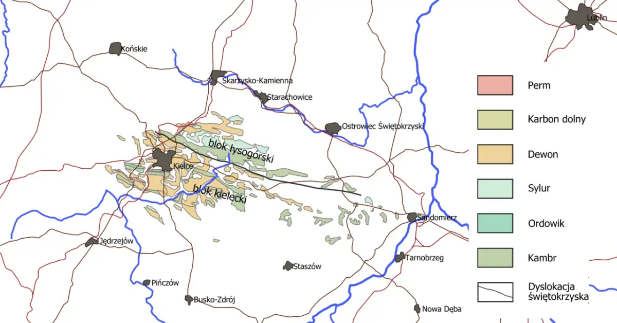 Kiedy powstały Góry Świętokrzyskie? Odkryj ich 500 mln lat historii!