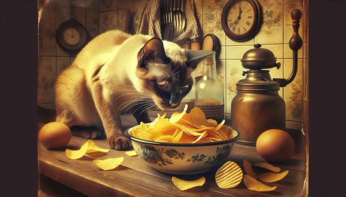 Czy koty mogą jeść chipsy? Niebezpieczeństwa i zdrowe alternatywy