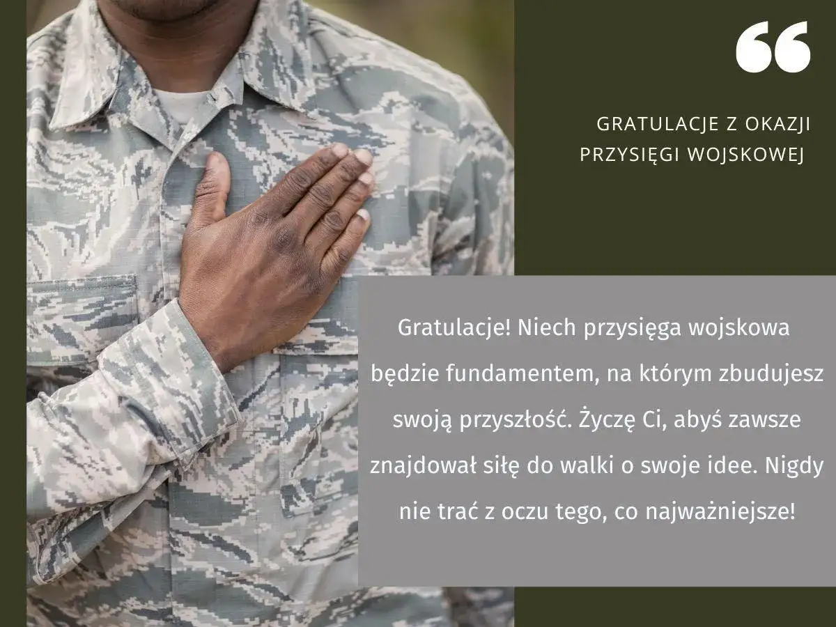Idealne życzenia na przysięgę wojskową? Oto wzory i porady!