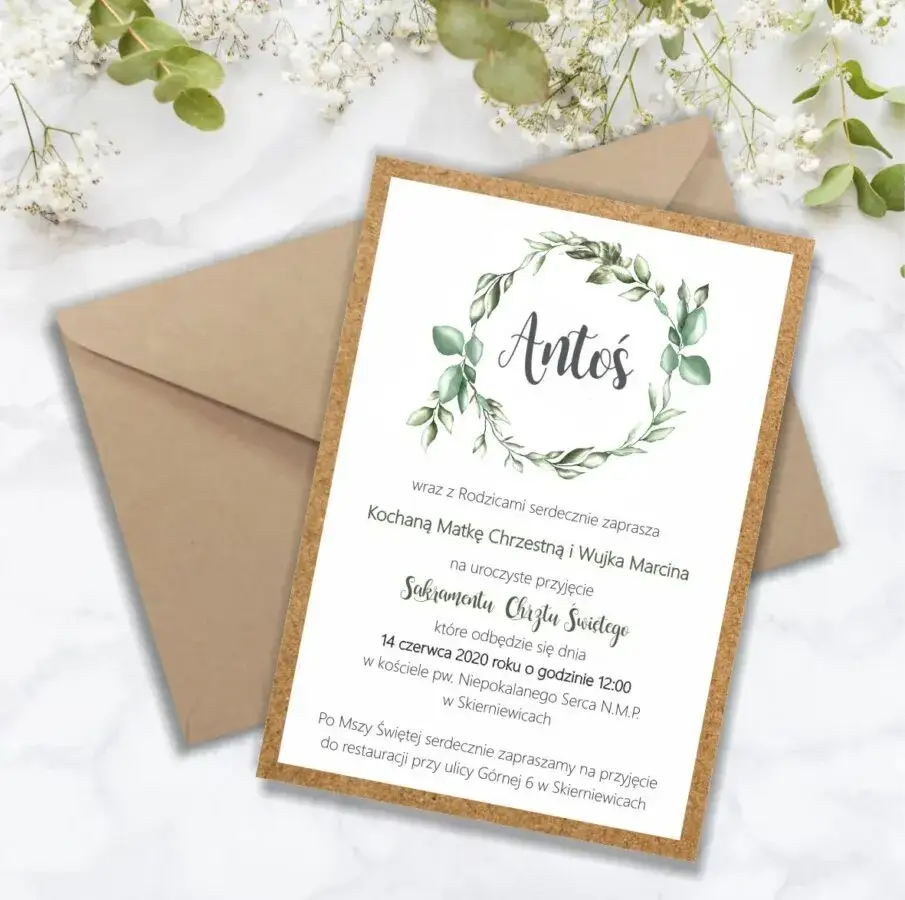 Jak wypisać zaproszenie na chrzest dla ojca chrzestnego z emocjami