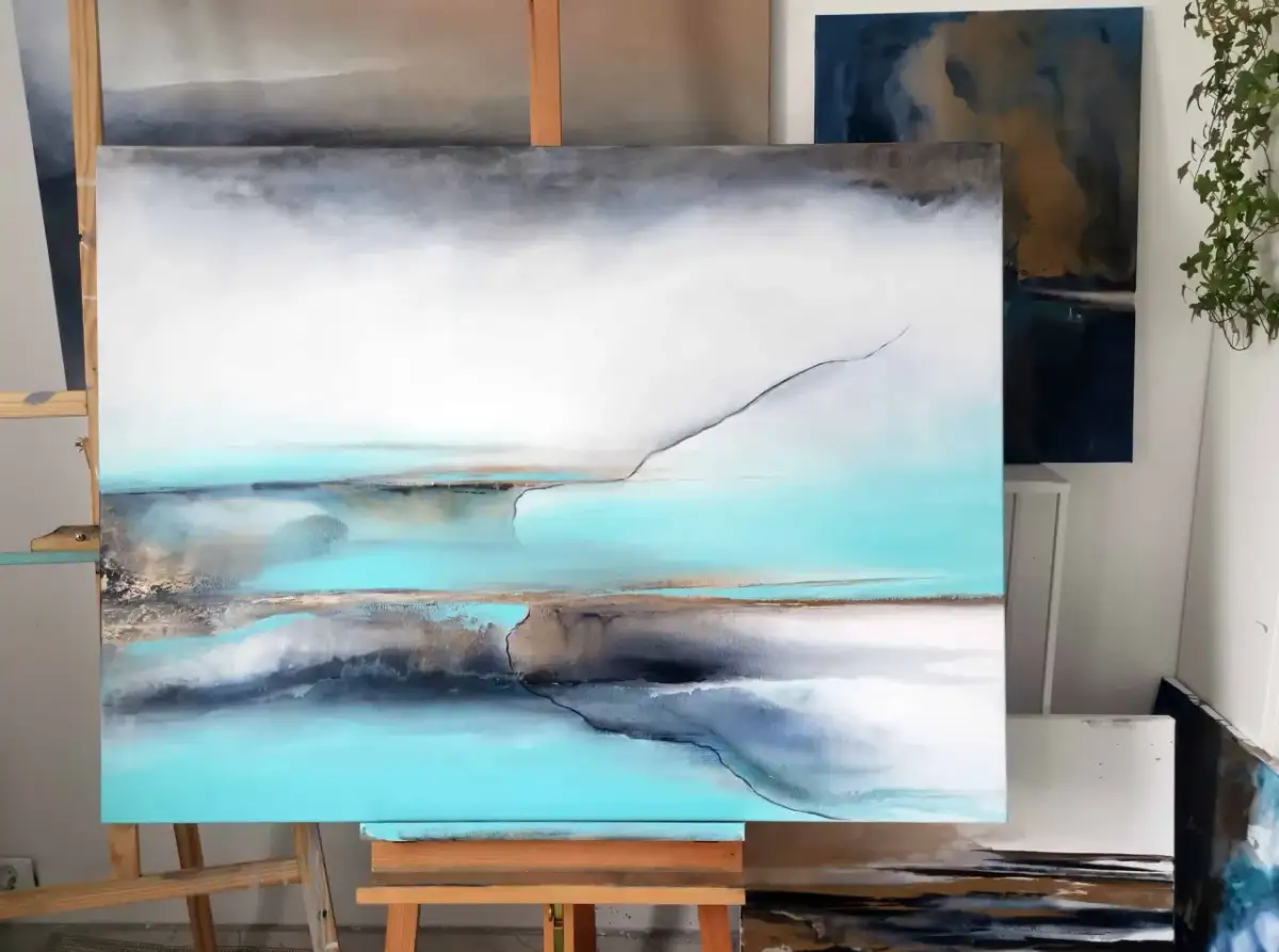 Malarstwo abstrakcyjne obrazy: odkryj ich piękno i zastosowanie w wnętrzach