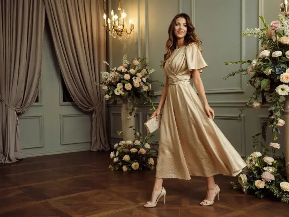 Złota suknia: Jakie dodatki wybrać? Bądź ikoną stylu!