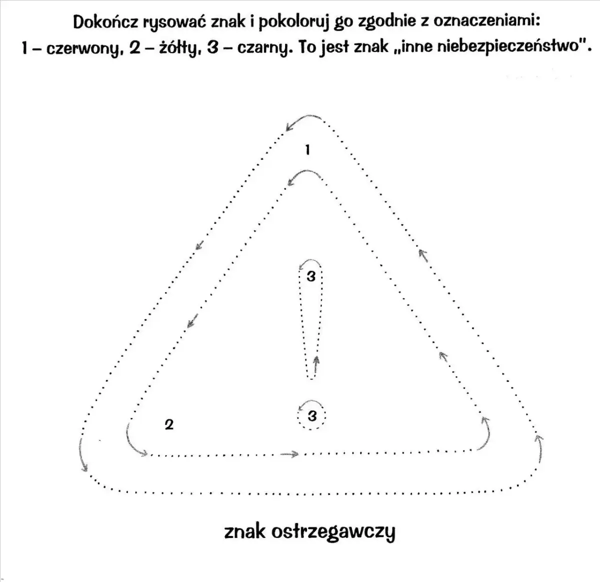 Kolorowanka z znakami nakazu – ucz dzieci o bezpieczeństwie drogowym