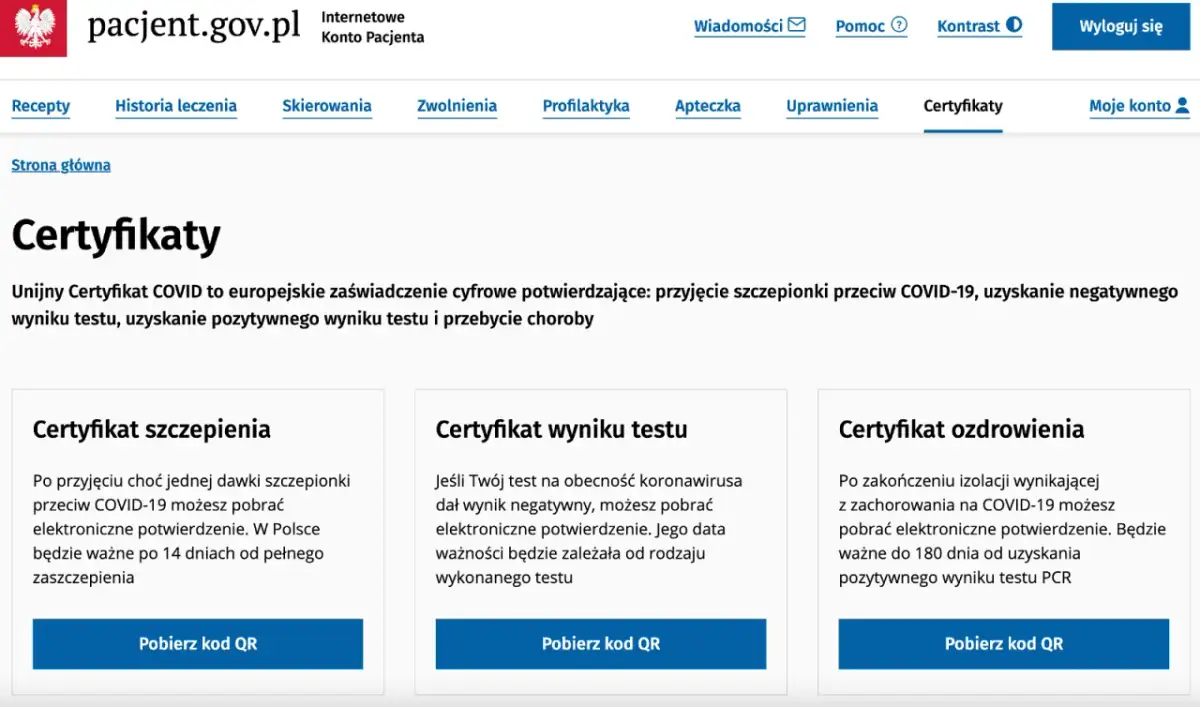 Paszport covidowy: Pobierz z IKP! Czy nadal potrzebny w podróży?