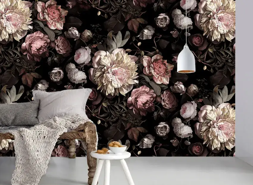 Najpiękniejsze tapety motywy kwiatowe, które odmienią Twoje wnętrza
