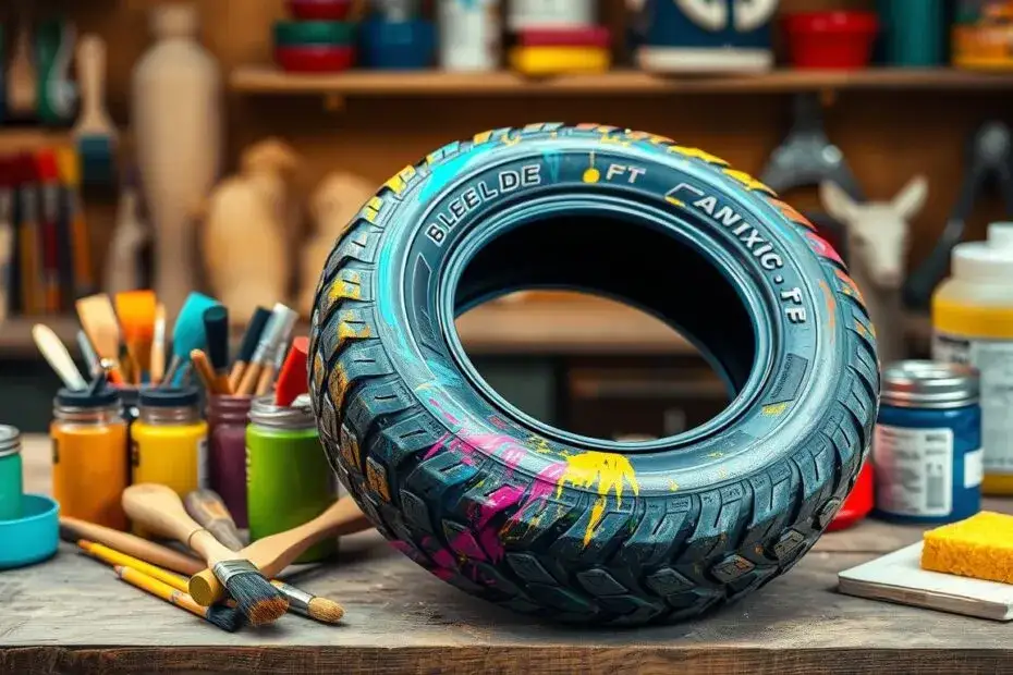 Czym pomalować opony na plac zabaw, aby były bezpieczne dla dzieci?