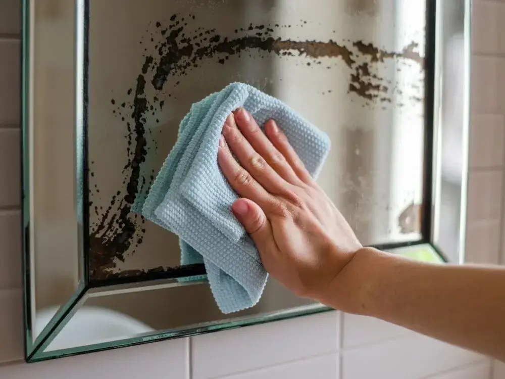 Jak pozbyć się czarnych plam na lustrze - skuteczne metody i porady