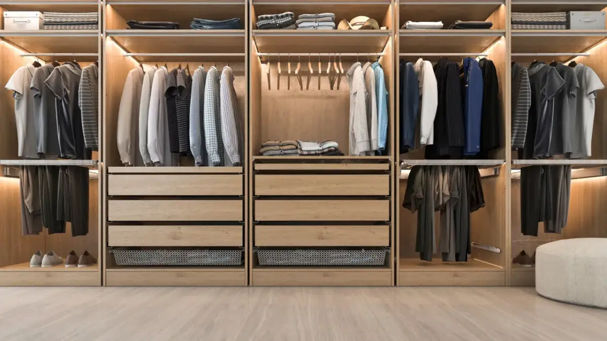 Jak wydzielić garderobę w sypialni i maksymalnie wykorzystać przestrzeń