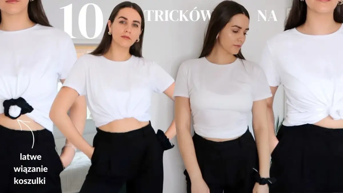 Jak wiązać koszulę damską TikTok, aby wyglądać modnie i stylowo