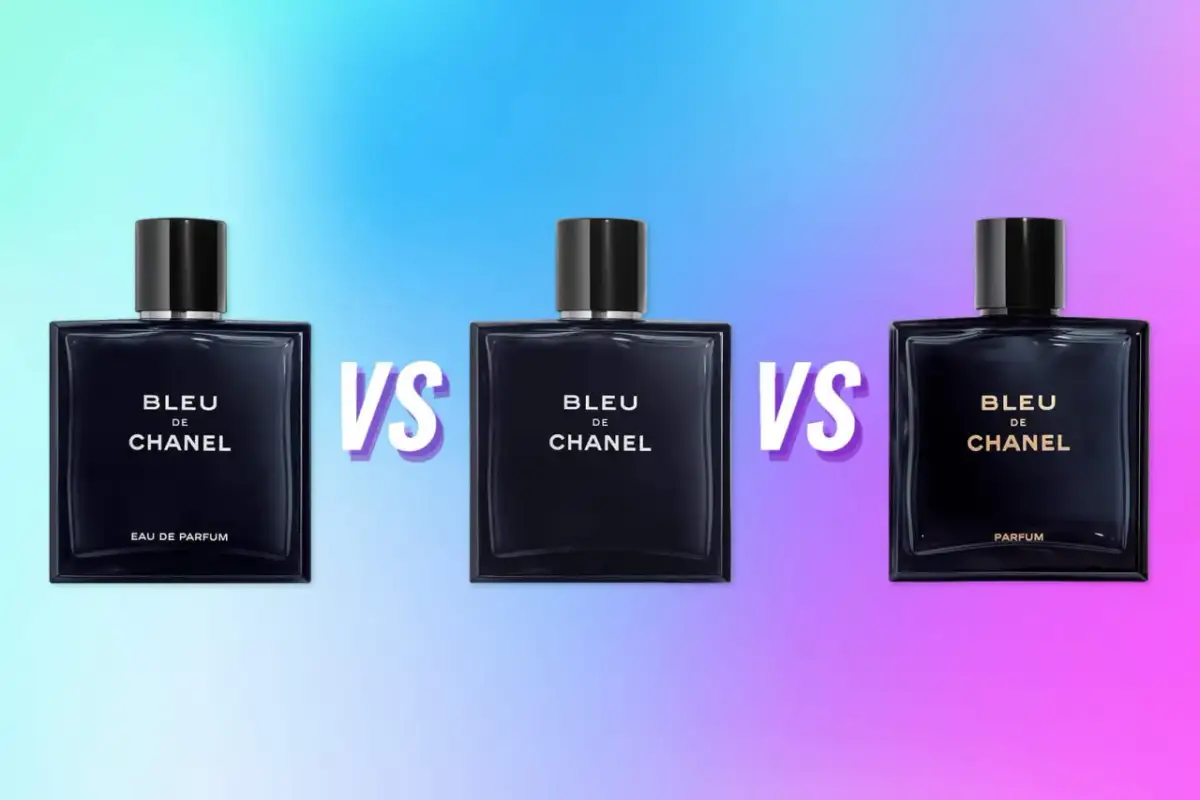 Trzy flakony Bleu de Chanel: woda toaletowa, woda perfumowana i perfumy. Który zapach wybierzesz?