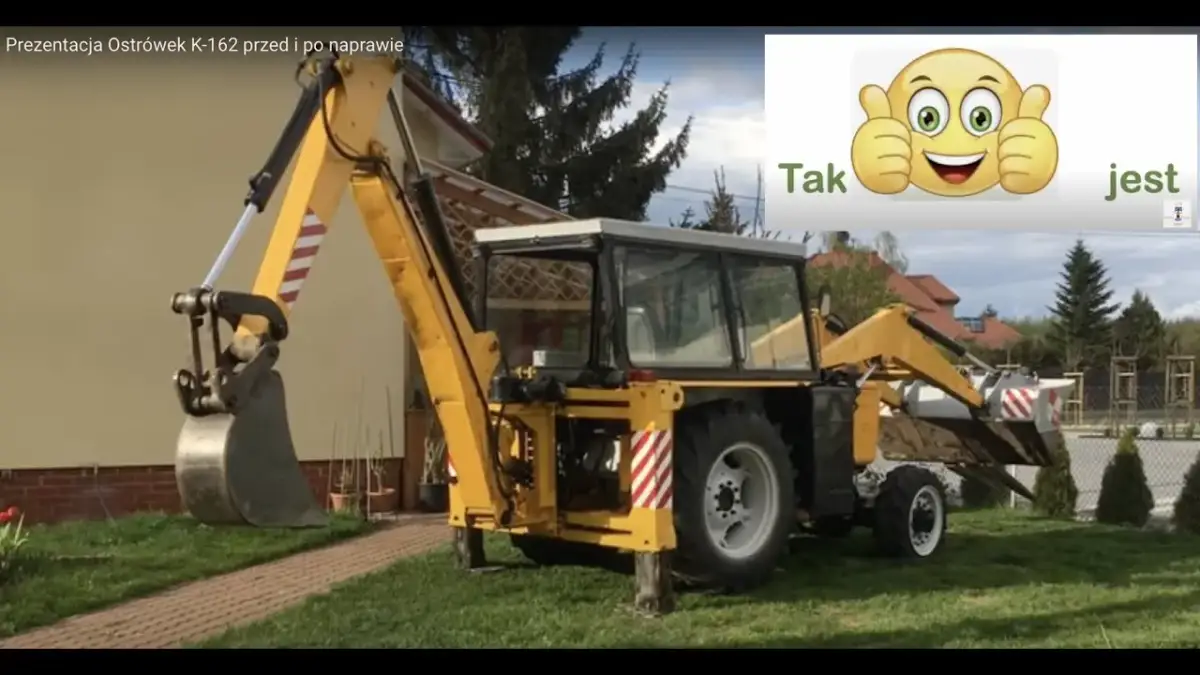 Koparko ładowarka Ostrówek KTO-162 - specyfikacje i zastosowanie w budownictwie