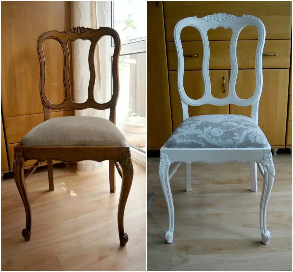 Metamorfoza krzeseł na biało: Malowanie krok po kroku jak ekspert