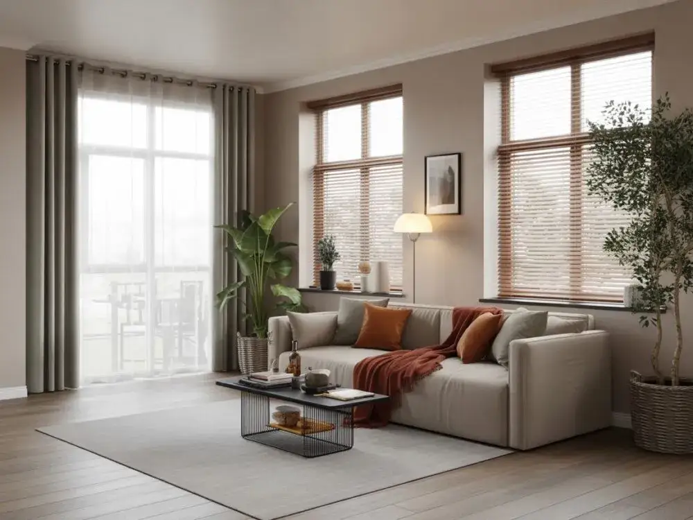 Co na okna w salonie? Odkryj trendy i alternatywy dla firan