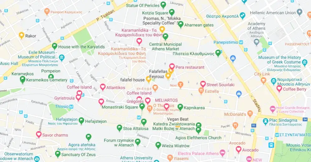 Ateny gdzie zjeść: najlepsze miejsca na niezapomniane posiłki