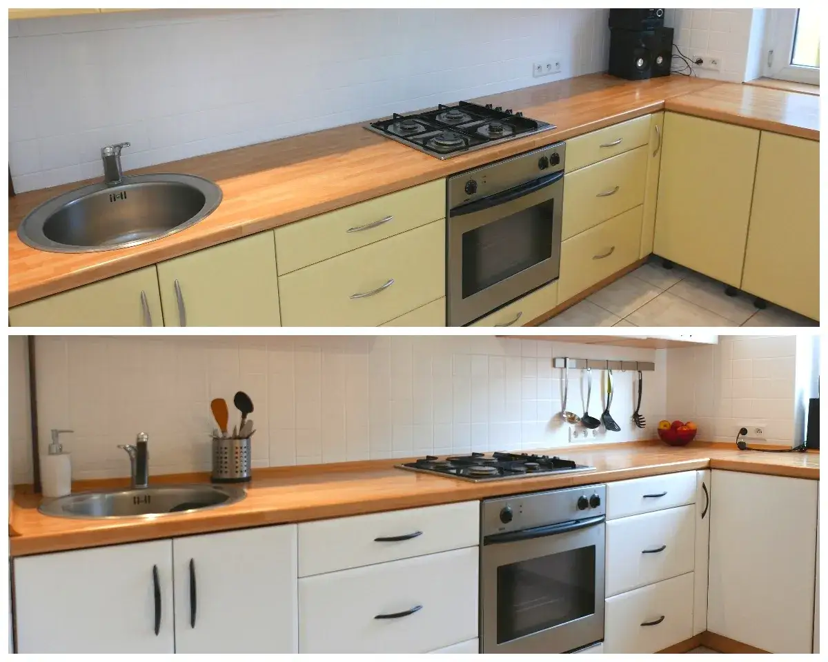 Jak pomalować stare szafki kuchenne - uniknij najczęstszych błędów