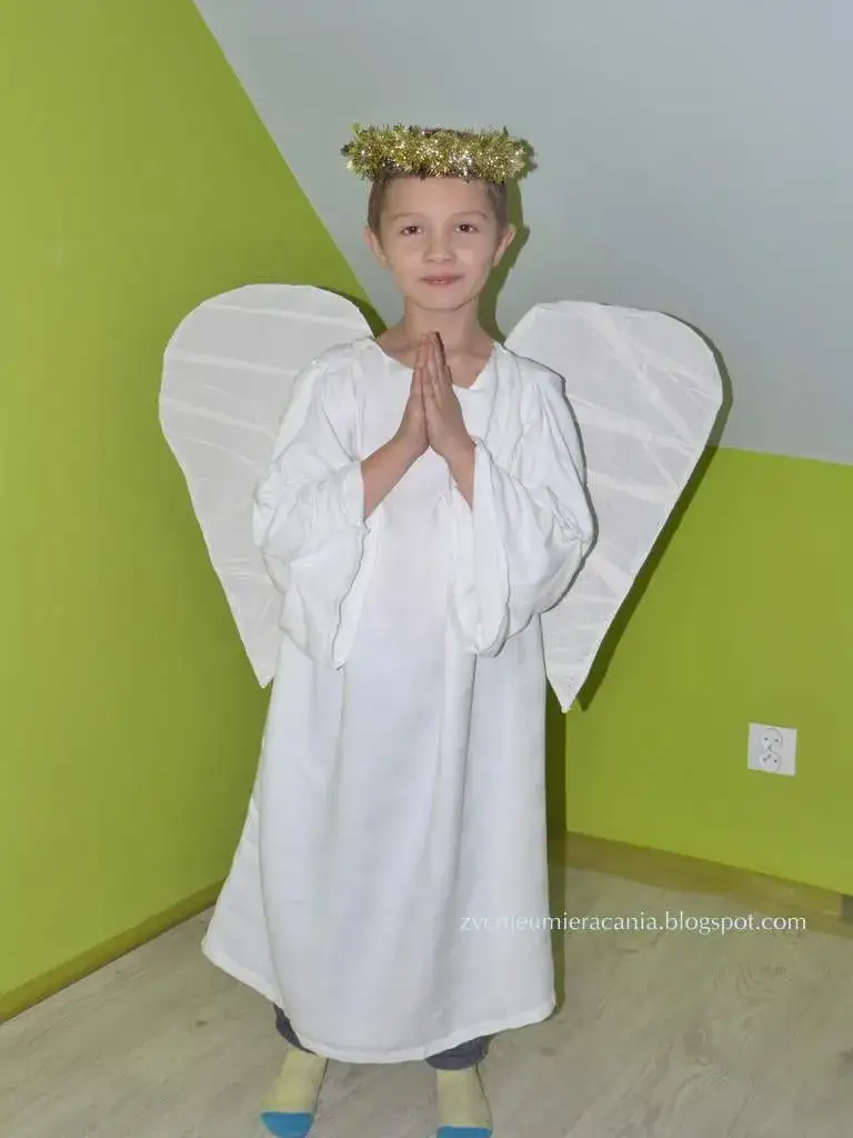 Jak łatwo zrobić strój aniołka dla chłopca bez szycia – prosty poradnik