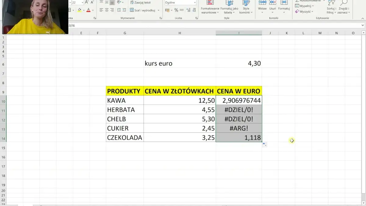 Jak zablokować komórkę w formule Excel i uniknąć błędów w obliczeniach