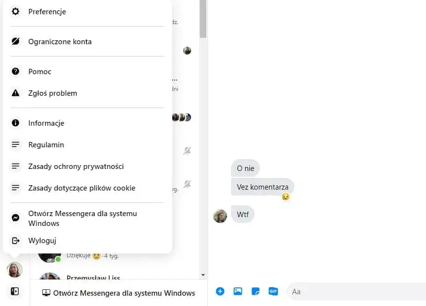 Messenger iPhone: Jak się wylogować, gdy nie ma przycisku?