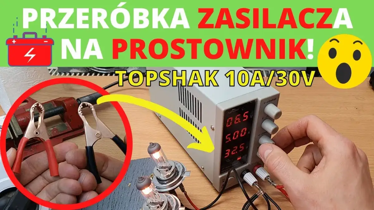 Zasilacz ATX na prostownik? Zrób to sam! Poradnik krok po kroku