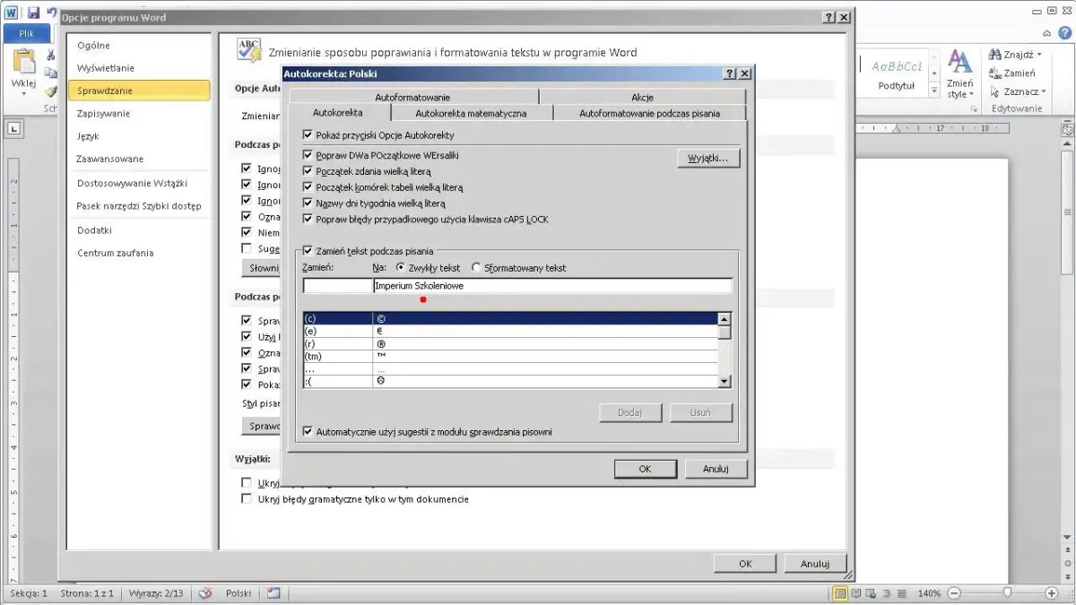Jak włączyć autokorektę w Wordzie i uniknąć błędów w pisaniu