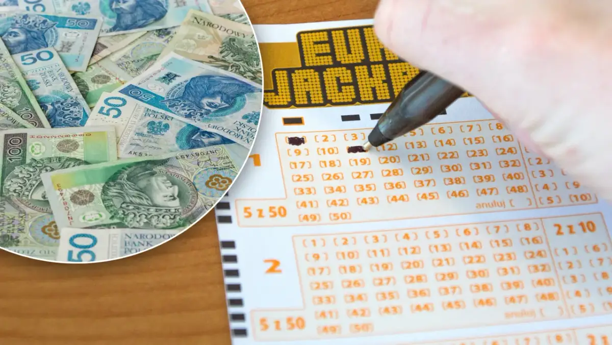 Kupon Eurojackpot i polskie banknoty.