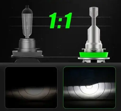 Najlepsze żarówki H11 białe światło dla lepszej widoczności w nocy